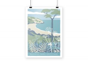 Illustration of Blackpool Sands, South Hams