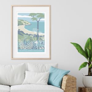 Illustration of Blackpool Sands, South Hams
