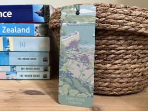 Bookmark feeaturing illustration of Fairy Cove in Paignton, Devon